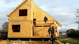 Haus nach Projekt „Jastreb“, Gebiet Iwanowo: Obergeschoss und Dachgeschoss