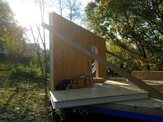 Haus 72 m² nach individuellem Projekt, Pushchino: Wandmontage