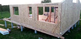 Haus 84 m², individuelles Projekt, Siedlung „Pojma Rusy“: Wandmontage