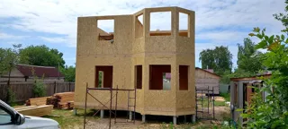 Haus 123,5 m², individuelles Projekt, Furmanov: Obergeschoss und Dachgeschoss