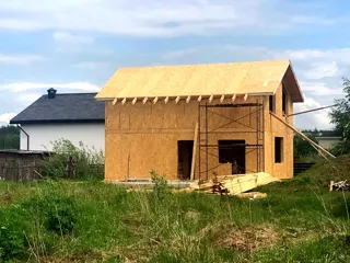 Haus 123,6 m², Projekt „Dorofejewo“, Dorf Afanasovo: Wandmontage