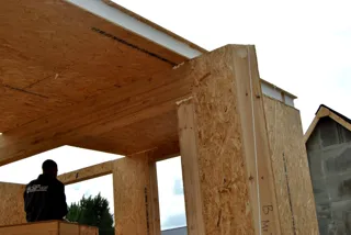 Haus nach Projekt „Musterhaus“, Yaroslavl: Wandmontage