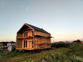 Haus 100 m² nach individuellem Projekt, Dorf Babaikha: Fertiges Haus