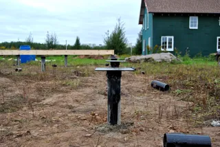 Haus nach Projekt „Prag“, Nizhniy Novgorod: Fundament und Grundrahmen