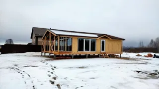 House based on the “Chalet-100 2150” design, Ivanovo Region: completed house