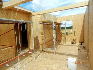 House, “Utah” design, Ivanovo Region: interior partitions