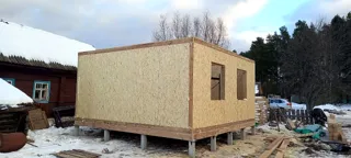 House based on the “Karl” design, Ivanovo Region: wall assembly