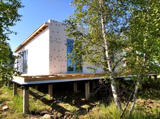 Haus nach Projekt „Mistika E“, Region Tula: Fertiges Haus