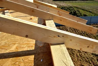 Haus nach Projekt „Slawjanka mini + Garage“, Siedlung Tunoshna: Obergeschoss und Dachgeschoss