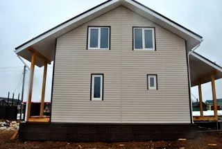 Haus nach Projekt „Radoniza“, Dorf Kadnikovo: Fertiges Haus