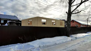 Haus nach Projekt „Lasur“, Kokhma: Wandmontage