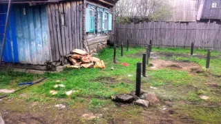 Haus nach Projekt „Amelija“, Dorf Abdrakhmanovo: Fundament und Grundrahmen