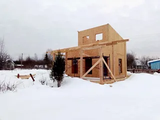 55 m² ev, özel proje, “Ivanovets” SNT: ikinci kat ve çatı katı