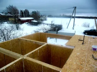 House, “Ermak” design, Serednevo village: interior partitions