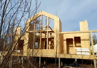 Haus 167 m², Projekt „München“, Dorf Ovsyanniki: Wandmontage