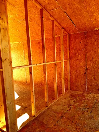 House, “Half-timbered 98” design, Borisovo village: interior partitions