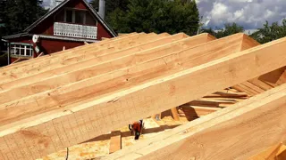 Custom-design house, Shurintsevo village: roofing