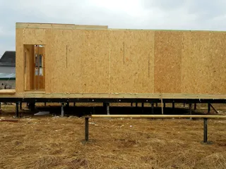 Haus nach individuellem Entwurf, Dorf Barskoe-Tatarovo: Wandmontage