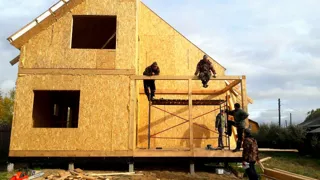 Haus nach Projekt „Jastreb“, Gebiet Iwanowo: Obergeschoss und Dachgeschoss