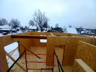 Haus 131,5 m², Projekt „Sefir“, Vologda: Wandmontage