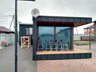 40 m² custom-design guest house, Yaroslavl Region: finished building