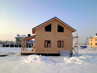 Haus nach Projekt „Sefir“, Dorf Zubino: Fertiges Haus