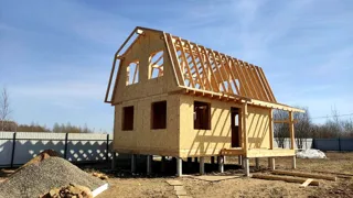 House, “Bylina” design, Ivanovo Region: roofing