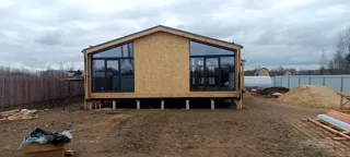 Haus nach individuellem Entwurf, Gebiet Iwanowo: fertiges Gebäude