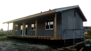 House, “Ivalo” design, Beli village: facade finishing