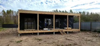 Özel projeye göre banya, Dzerzhinsk: cephe kaplaması