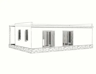 Haus nach Projekt „Mistika - S2.8“, Narofominsk: Projektvisualisierung