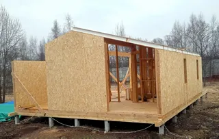 Haus nach individuellem Entwurf, Gebiet Moskau: Wandmontage