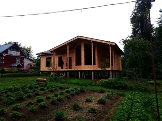 Custom-design house, Shurintsevo village: finished building