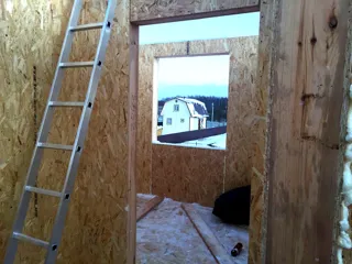 House, “Evseevo 2.8” design, Sharapovo village: interior partitions