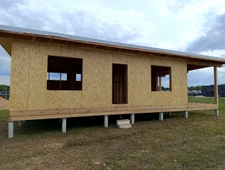 Haus nach individuellem Entwurf, Gebiet Iwanowo: fertiges Gebäude