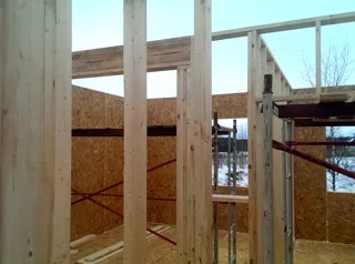 Haus nach Projekt „Sefir“, Dorf Kadnikovo: Innenwände