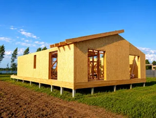 168,61 m² house built to a custom design, Yaroslavl Region: wall assembly
