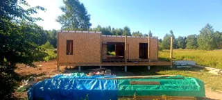 Haus 102 m², Projekt „Randevu - E2.8“, Dorf Ankudinovo: Wandmontage