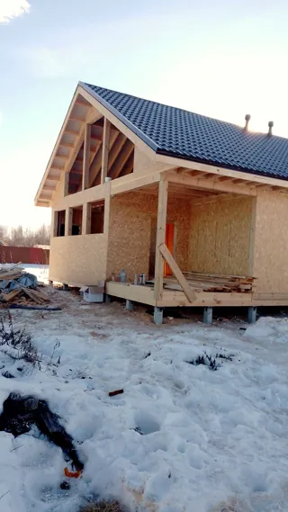 Haus 105 m² nach individuellem Projekt, Dorf Svingino: Fertiges Haus