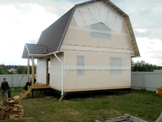 Haus nach Projekt „Bylina“, Gebiet Moskau: Fertiges Haus