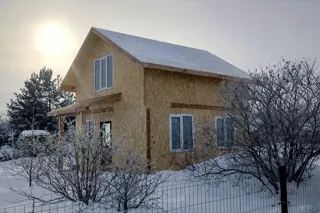 Custom-design house, Kostroma Region: roofing