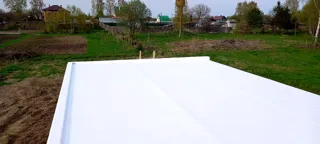 62 m² house based on the “Mistika s” design, Korobovo village: roofing