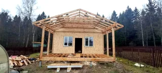 Haus nach Projekt „Finnisch 60“, Gebiet Moskau: Dach