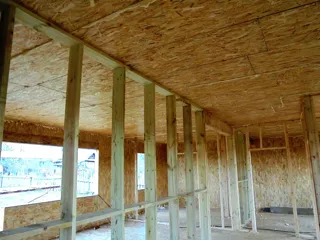 Haus nach Projekt „Korsika“, Gebiet Iwanowo: Wandmontage