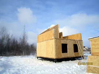 House based on the “Avdeevo” design, Molodtsovo settlement: second floor and attic