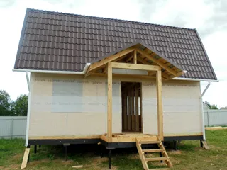 Haus nach Projekt „Bylina“, Gebiet Moskau: Fertiges Haus