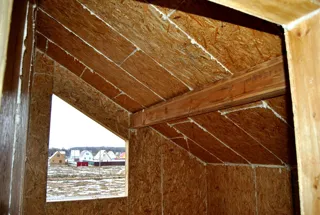 Haus nach Projekt „Sefir“, Siedlung Dubna: Innenwände