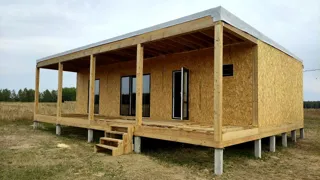 Haus 102 m², Projekt „Mistika - D“, Dorf Khrabrovo: Fenster und Türen