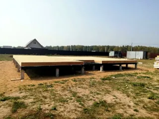 Haus 92 m² nach individuellem Projekt, Dorf Ivantsevo: Fundament und Grundrahmen