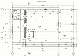 Custom-design house, Sukhodol settlement: project floor plan